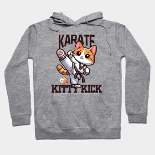 Karate Kitty Kick Hoodie